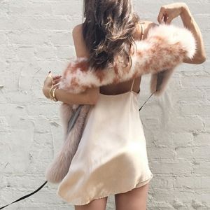 Gold Silk Slip